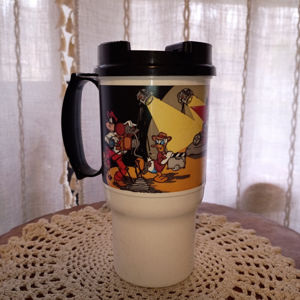 1990s–2000s Disney All-Star Resorts Refillable Mug by Whirley – Rare Vintage